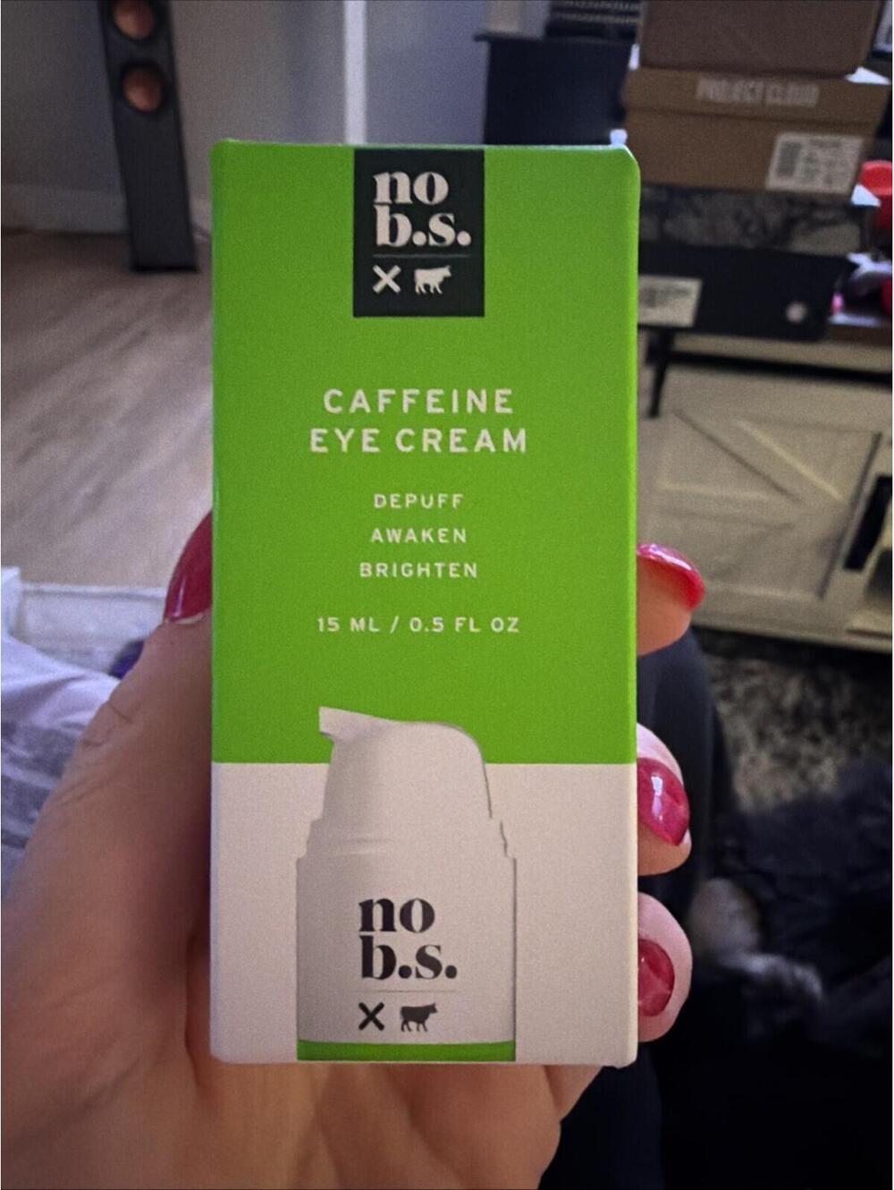 no b.s. Caffeine Eye Cream Squalane Hyaluronic Fresh SMALL BUSINESS 💌🍩🛼🎀🔮